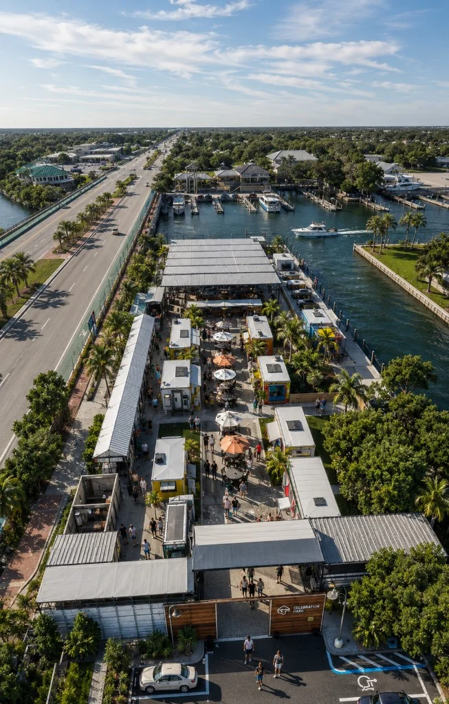 Celebration Park Naples waterfront venue today