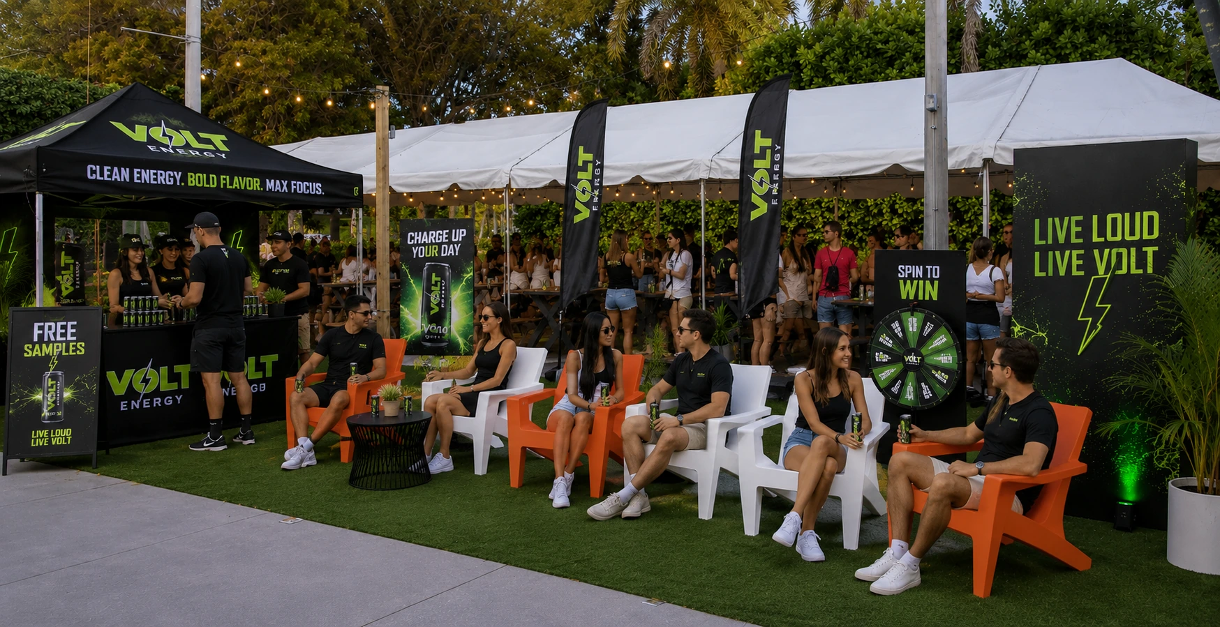 Brand activation event at Celebration Park in Naples