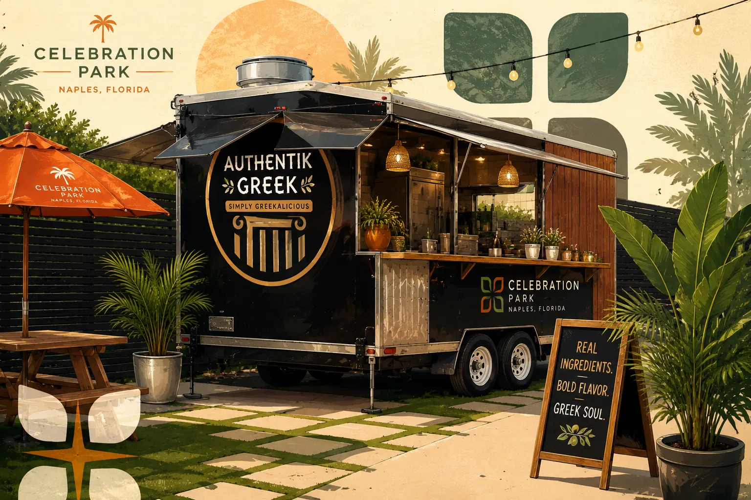 Authentic Greek food truck at Celebration Park Naples — Greek Street Food